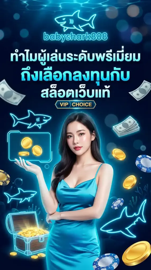 ทำไมผู้เล่นระดับพรีเมียมถึงเลือกลงทุนกับ สล็อตเว็บแท้ babyshark888