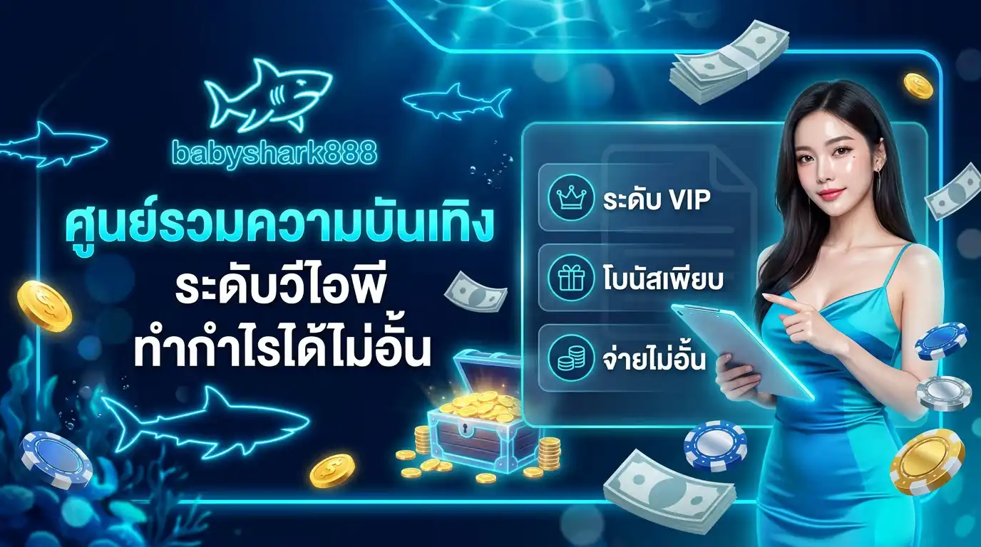 babyshark888 ศูนย์รวมความบันเทิงระดับวีไอพี ทำกำไรได้ไม่อั้น